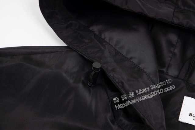 Burberry專櫃巴寶莉2023FW新款拉鏈連帽風衣外套 男女同款 tzy2974